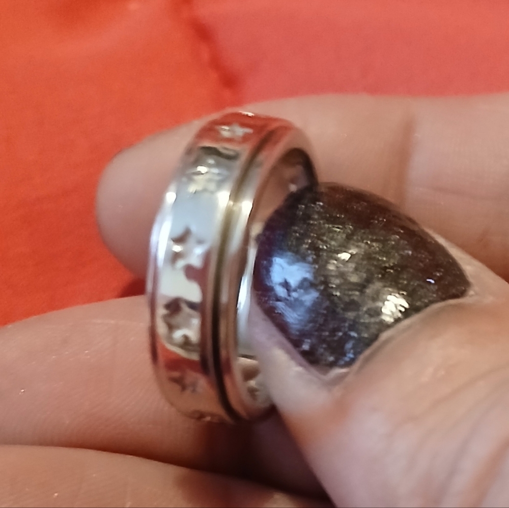 925 Sterling Silver Star Pattern Ring Sale! - image 7